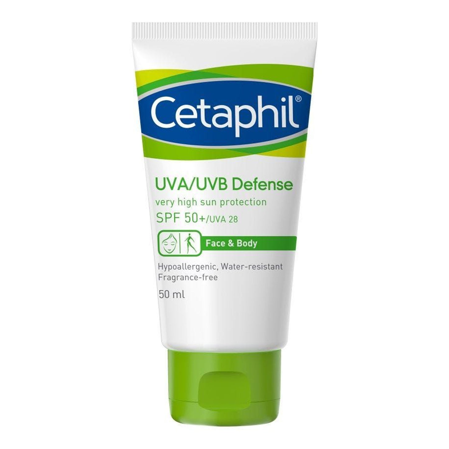 Cetaphil - Face & Body UVA/UVB Defense Very High Sun Protection SPF50+/UVA28 - 50ml