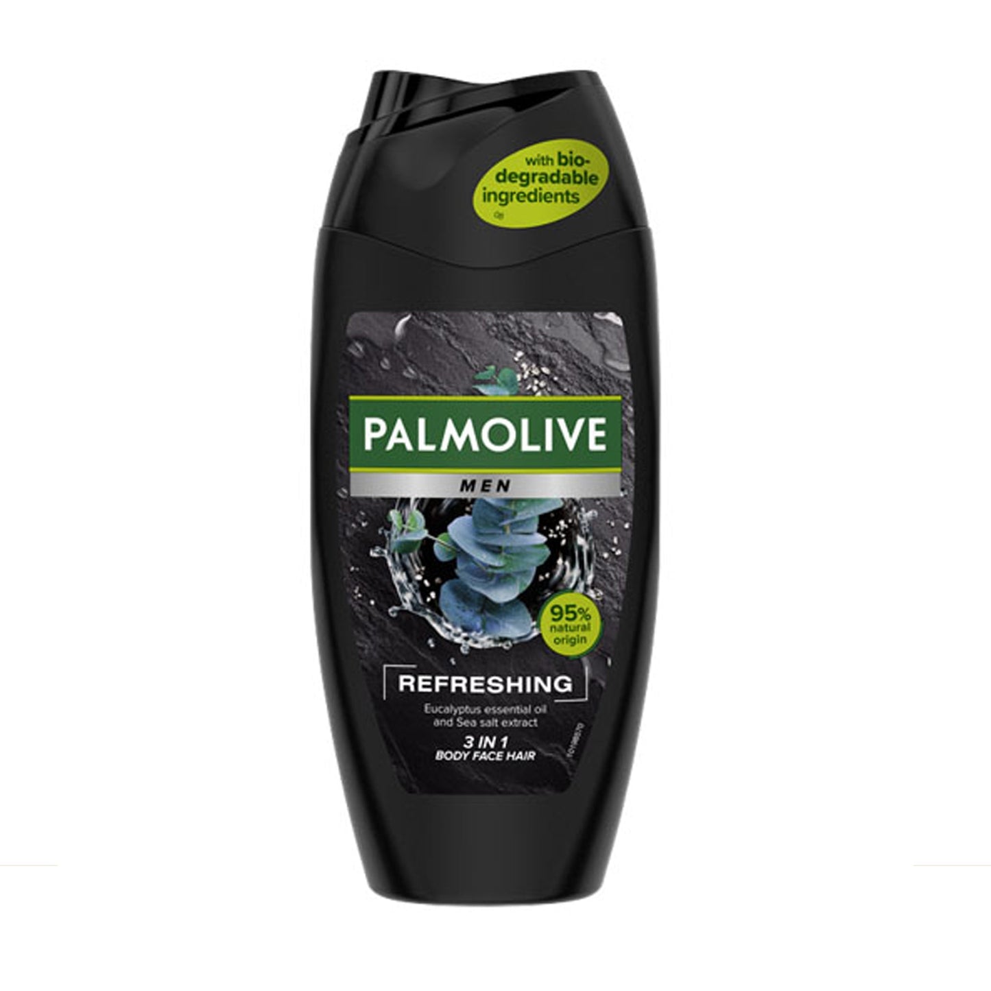 Palmolive Men - Refreshing Eucalyptus Essential Oil & Sea Salt Extract 3 In 1 Shower Gel - 400ml