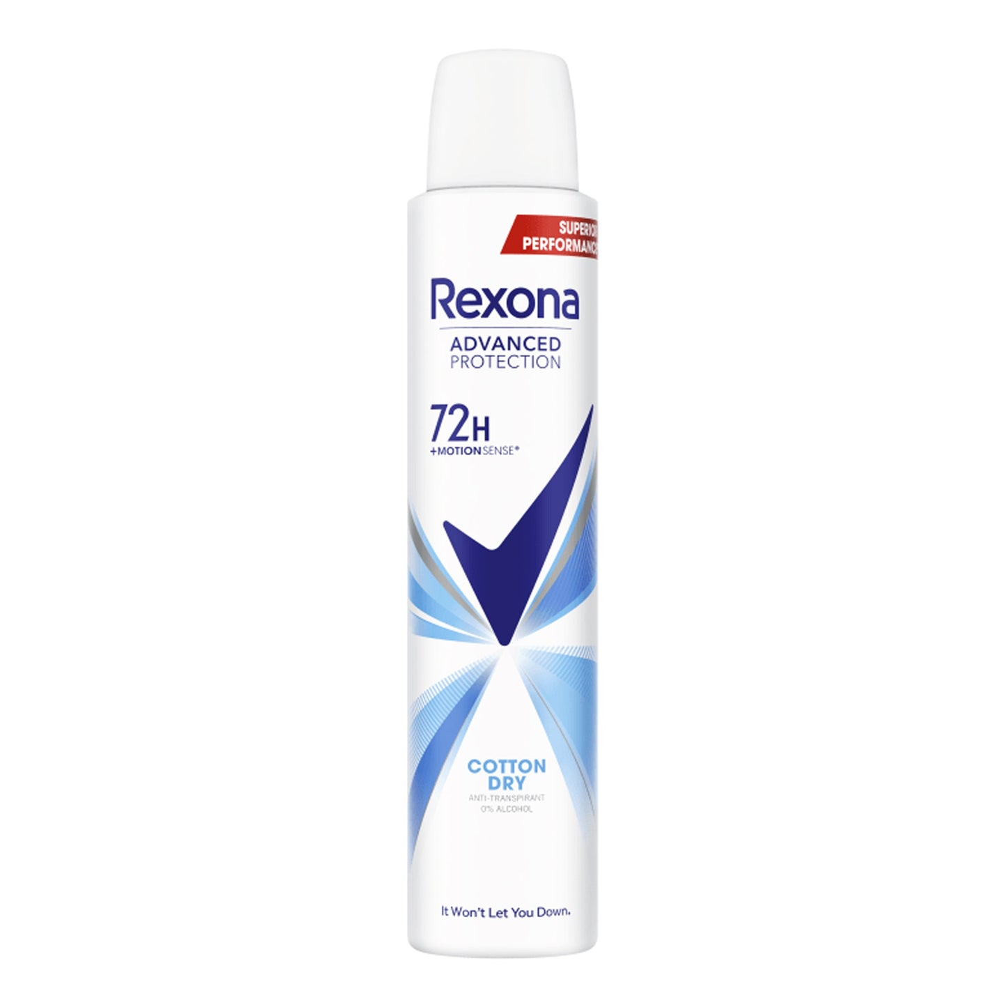 Rexona - Cotton Dry 72H + Motion Sense Anti-Perspirant Spray - 200ml