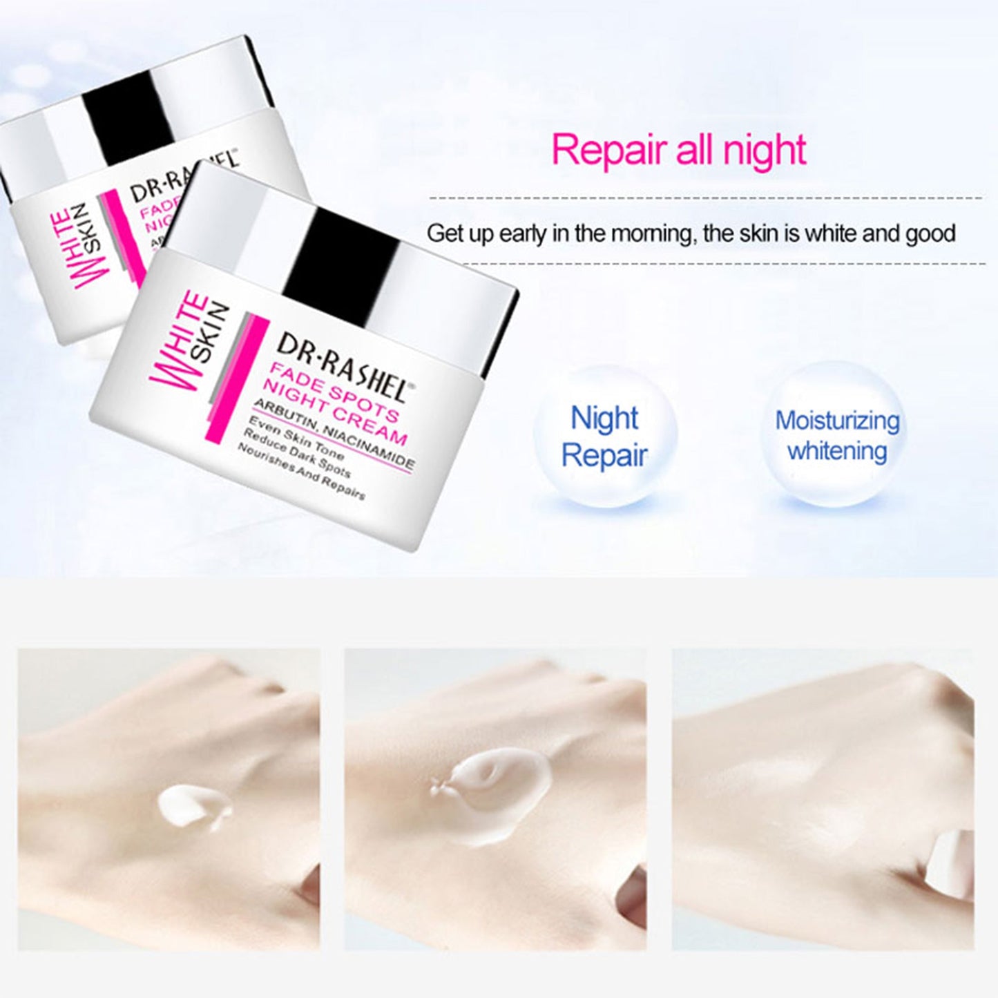 Dr. Rashel - White Skin Fade Spots Night Cream - 50g