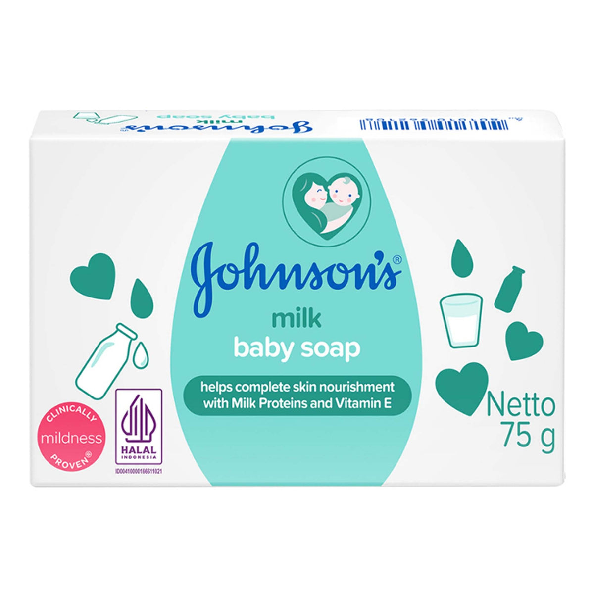 Johnson's - Milk Baby Soap - 75g [Malaysia]