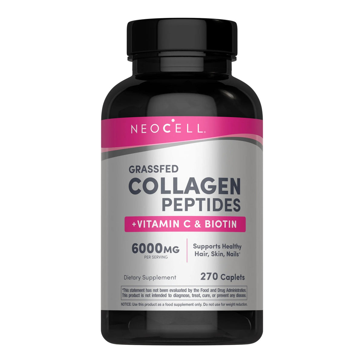 Neocell - Grassfed Collagen Peptides + Vitamin C & Biotin 6000mg - 270 Tablets [USA]