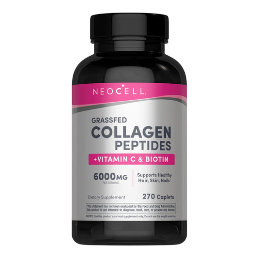 Neocell - Grassfed Collagen Peptides + Vitamin C & Biotin 6000mg - 270 Tablets [USA]