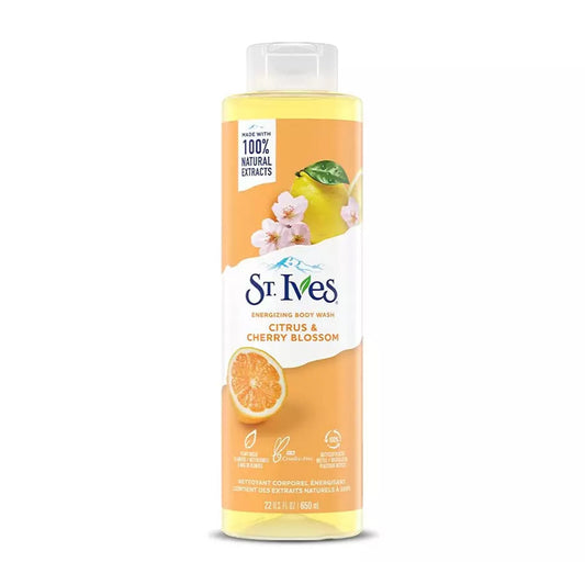 St. Ives - Citrus & Cherry Blossom Energizing Body Wash - 650ml