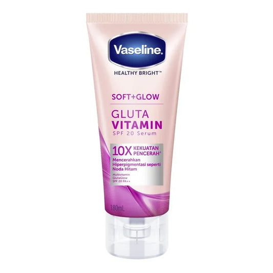 Vaseline - Healthy Bright Soft + Glow Gluta Vitamin SPF 20 Serum - 180ml [Indonesia]