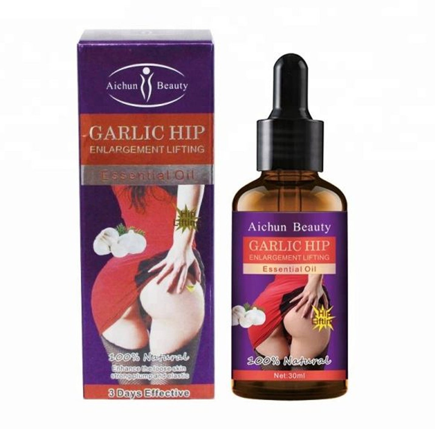 Aichun Beauty - Garlic Hip Enlargement Lifting Essential Oil - 30ml