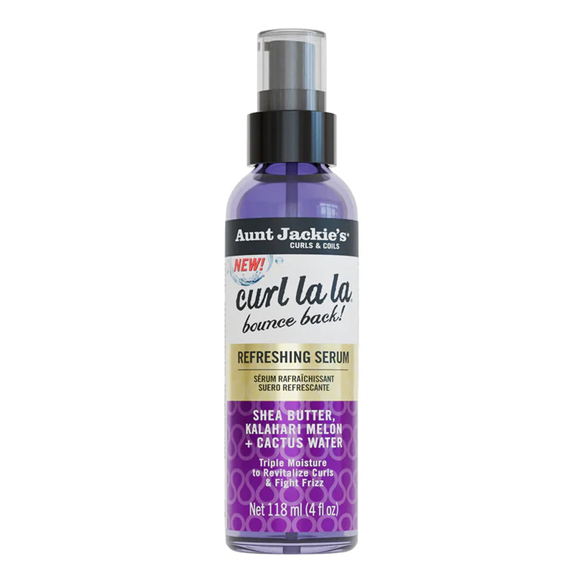 Aunt Jackie's - Bounce Back! Refreshing Serum With Shea Butter, Kalahari Melon + Cactus Water - 118ml [USA]