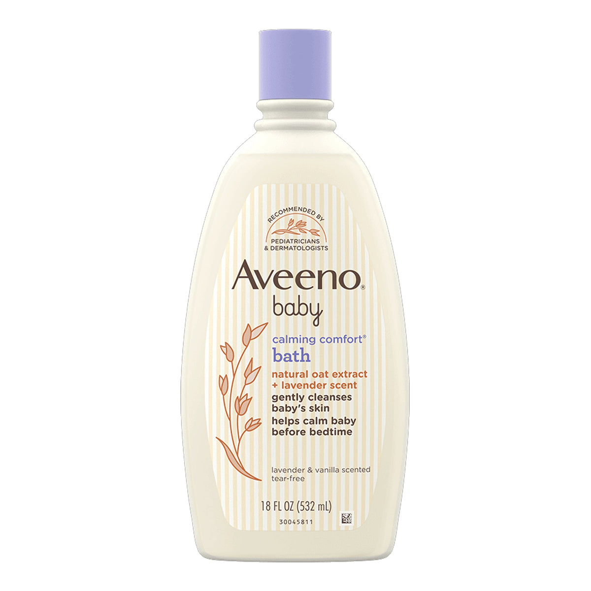 Aveeno Baby - Calming Comfort Bath With Natural Oat Extract + Lavender Scent - 532ml [Canada]