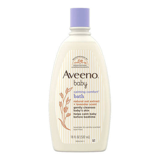 Aveeno Baby - Calming Comfort Bath With Natural Oat Extract + Lavender Scent - 532ml [Canada]