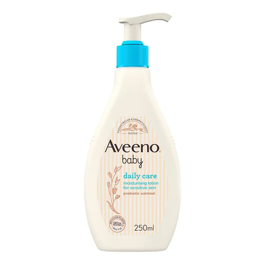 Aveeno Baby - Daily Care Moisturizing Lotion For Sensitive Skin With Prebiotic Oatmeal - 250ml [Italy]