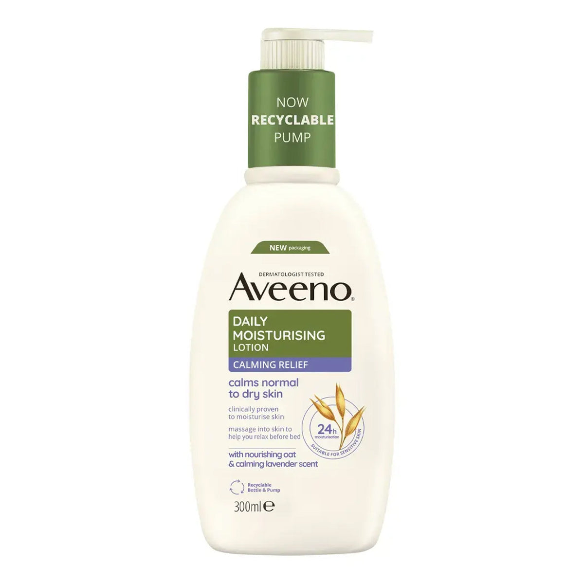 Aveeno - Calming Relief Daily Moisturizing Lotion With Nourishing Oat & Calming Lavender Scent Normal To Dry Skin - 30ml [Greece]