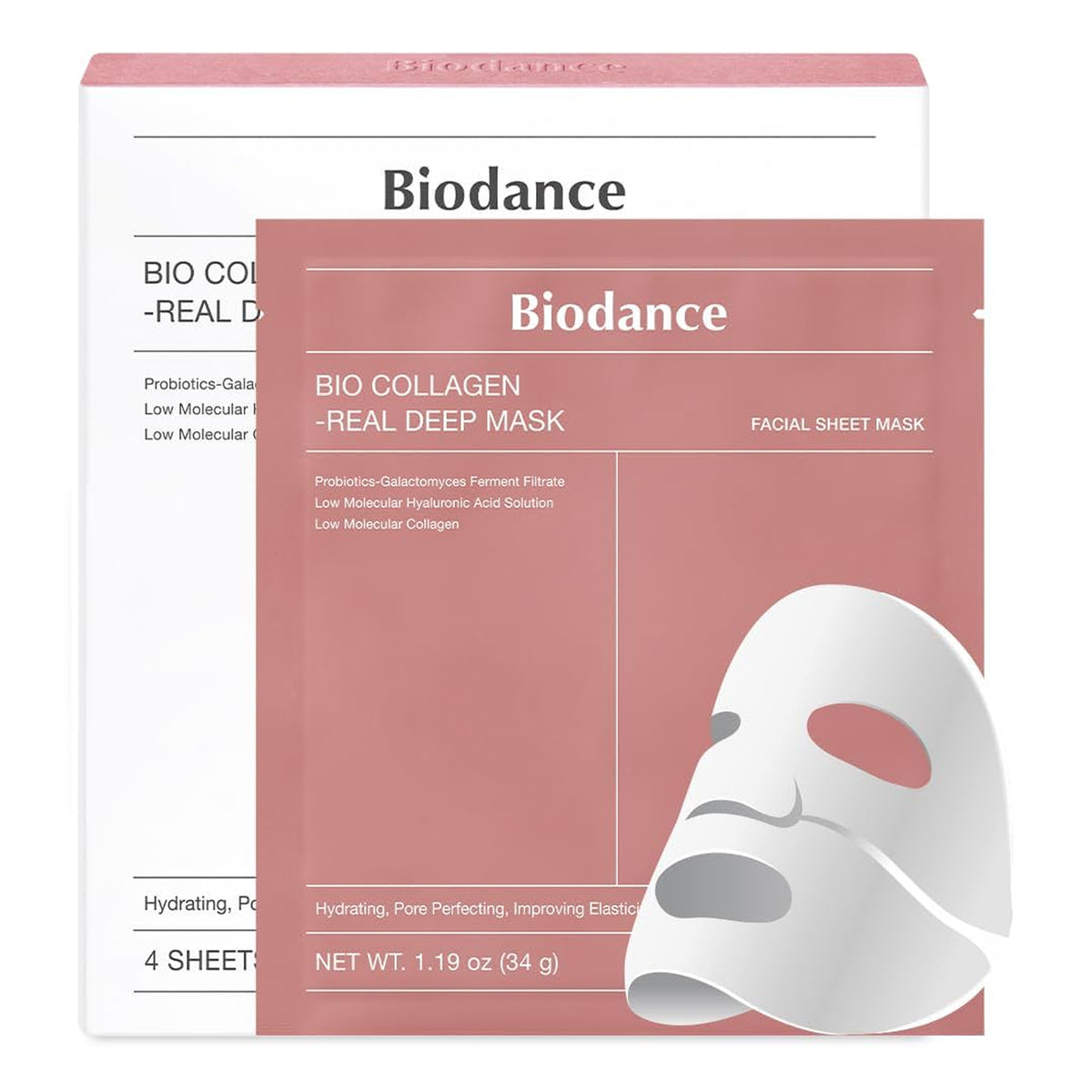 Biodance - Bio Collagen Real Deep Mask - 4 Sheet Masks [Korea]