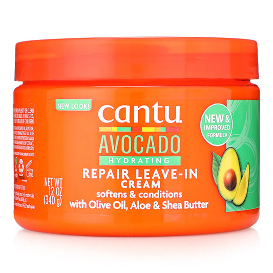 Cantu - Avocado Hydrating Repair Leave-In Cream With Olive Oil, Aloe & Shea Butter - 340g [USA]