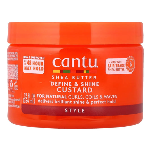 Cantu - Shea Butter Define & Shine Custard - 354ml [USA]