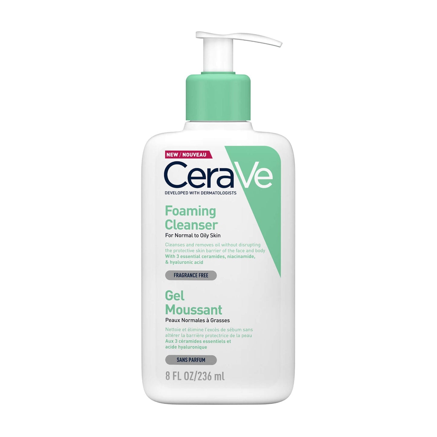 Cerave - Foaming Cleanser For Normal to Oily Skin - 236ml