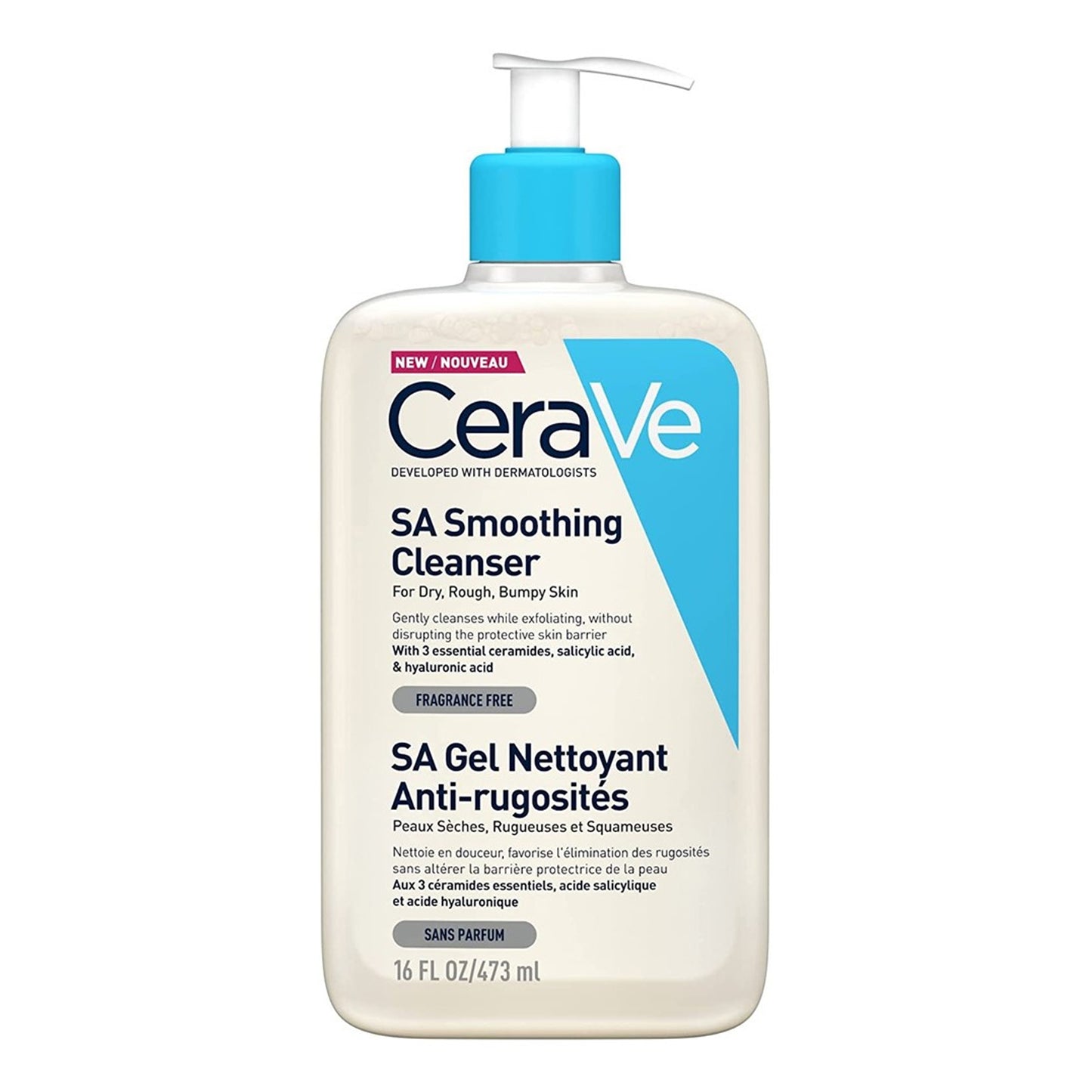 Cerave - SA Smoothing Cleanser For Dry, Rough, Bumpy Skin - 473ml