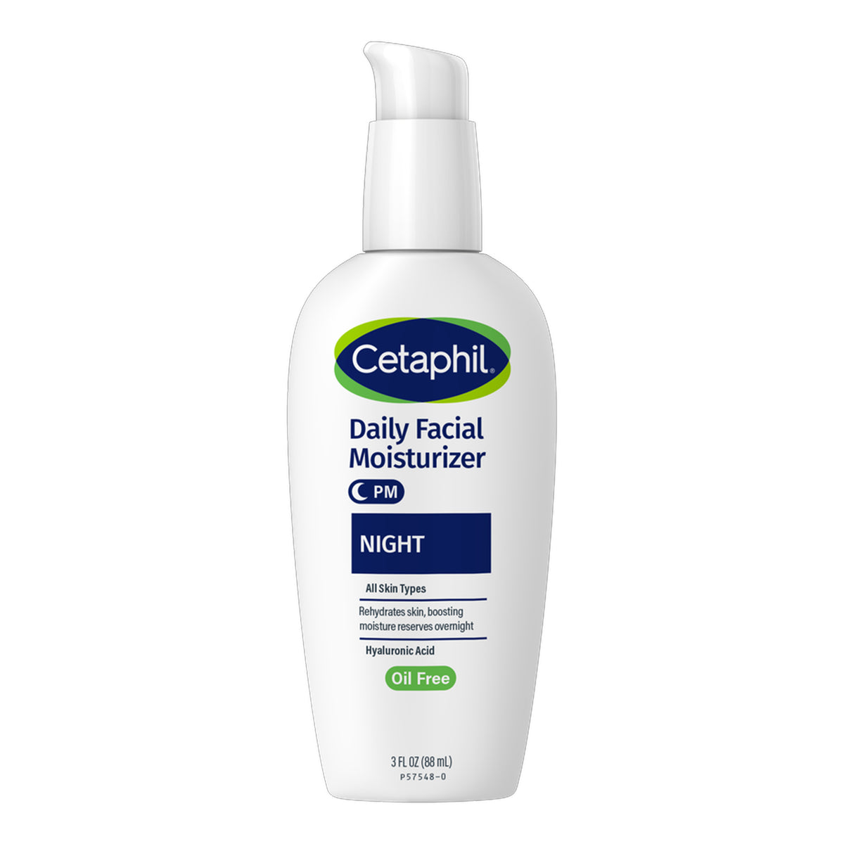 Cetaphil - PM Daily Facial Moisturizer With Hyaluronic Acid For All Skin Types - 88ml [Canada]