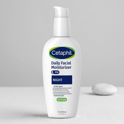 Cetaphil - PM Daily Facial Moisturizer With Hyaluronic Acid For All Skin Types - 88ml [Canada]