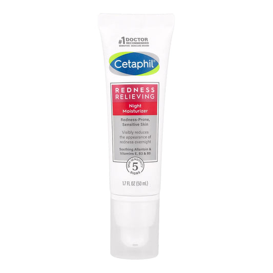 Cetaphil - Redness Relieving Night Moisturizer For Redness-Prone, Sensitive Skin - 50ml