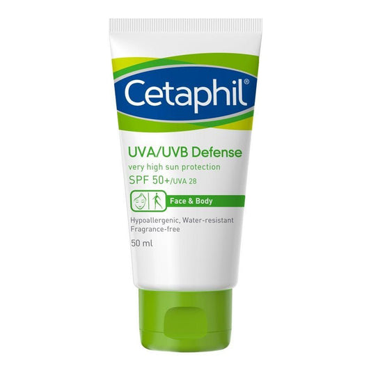 Cetaphil - Face & Body UVA/UVB Defense Very High Sun Protection SPF50+/UVA28 - 50ml