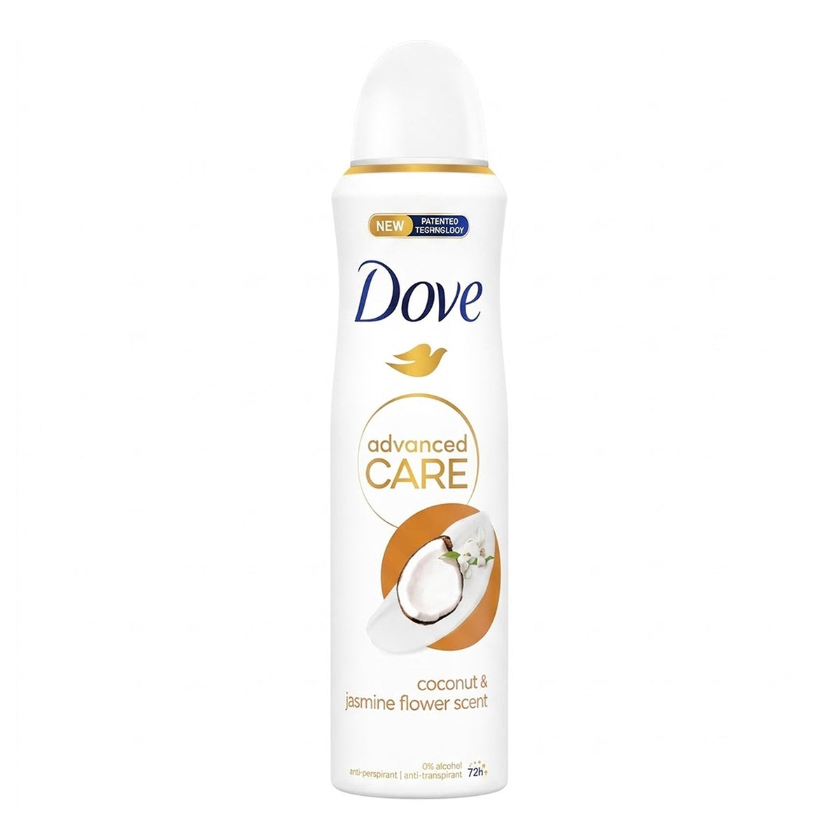 Dove - Advanced Care Go Fresh Coconut & Jasmine Flower Scent 72H Anti-Perspirant Spray - 250ml [UK]