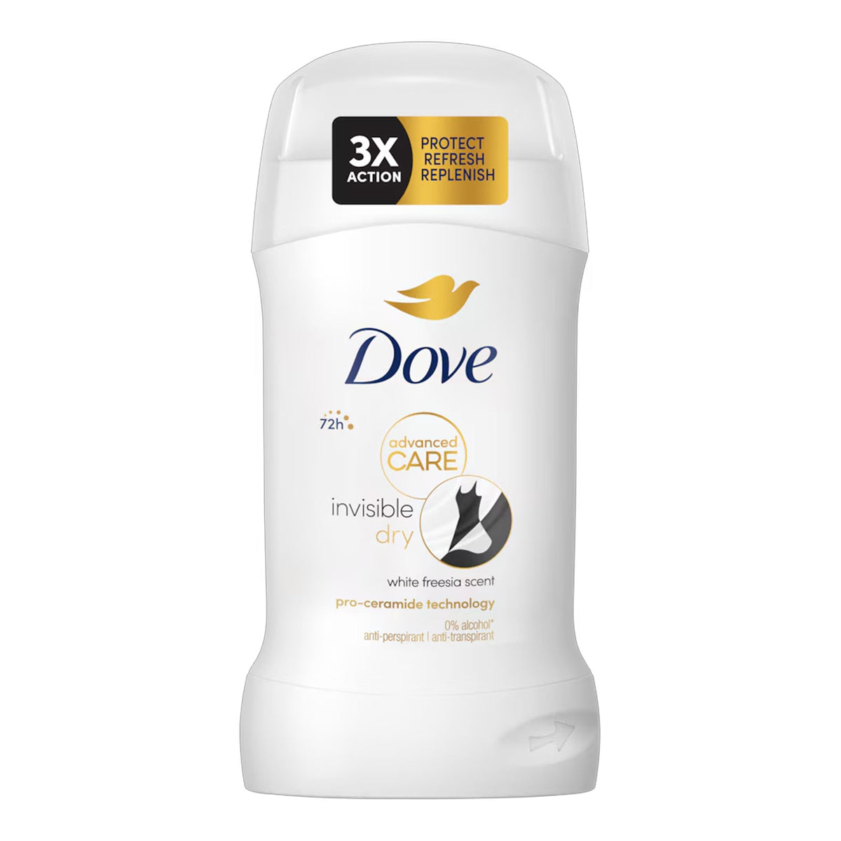 Dove - Advanced Care Invisible Dry White Freesia Scent 72H Anti-Perspirant Stick - 50ml [Poland]