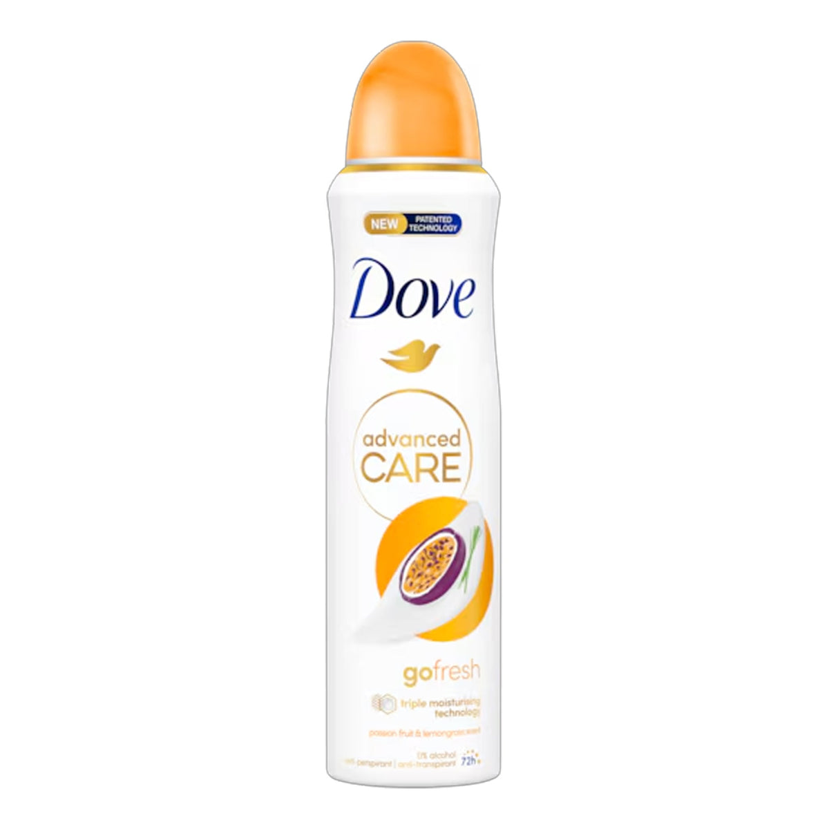 Dove - Advanced Care Go Fresh Passion Fruit & Lemongrass Scent 72H Anti-Perspirant Spray - 250ml [UK]