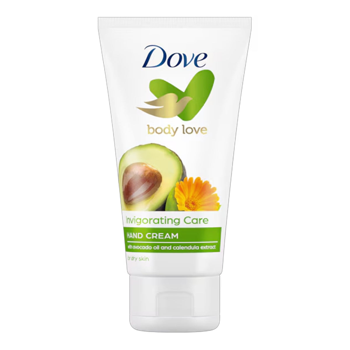 Dove - Body Love Invigorating Care Hand Cream With Avocado Oil & Calendula Extract - 75ml [Poland]