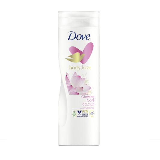 Dove - Body Love Glowing Care Body Lotion For All Skin Types With Lotus Flower Extract & Rice Milk - 400ml [Germany]