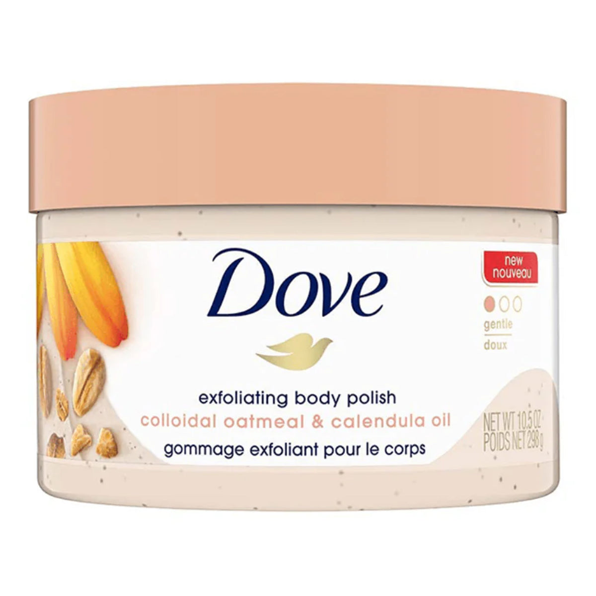 Dove - Colloidal Oatmeal & Calendula Oil Exfoliating Body Polish - 298g [Slovakia]