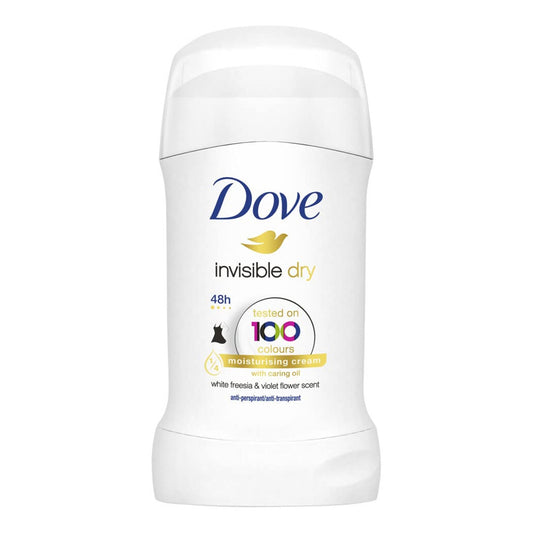 Dove - Invisible Dry White Freesia & Violet Flower Scent 48H Anti-Perspirant Stick - 40g [Italy]