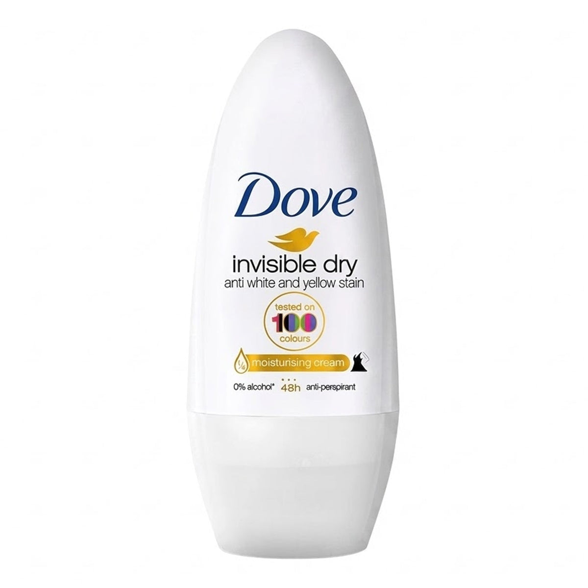 Dove - Invisible Dry Anti-White & Yellow Stain 48H Anti-Perspirant Roll On - 40ml [Indonesia]