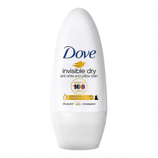 Dove - Invisible Dry Anti-White & Yellow Stain 48H Anti-Perspirant Roll On - 40ml [Indonesia]
