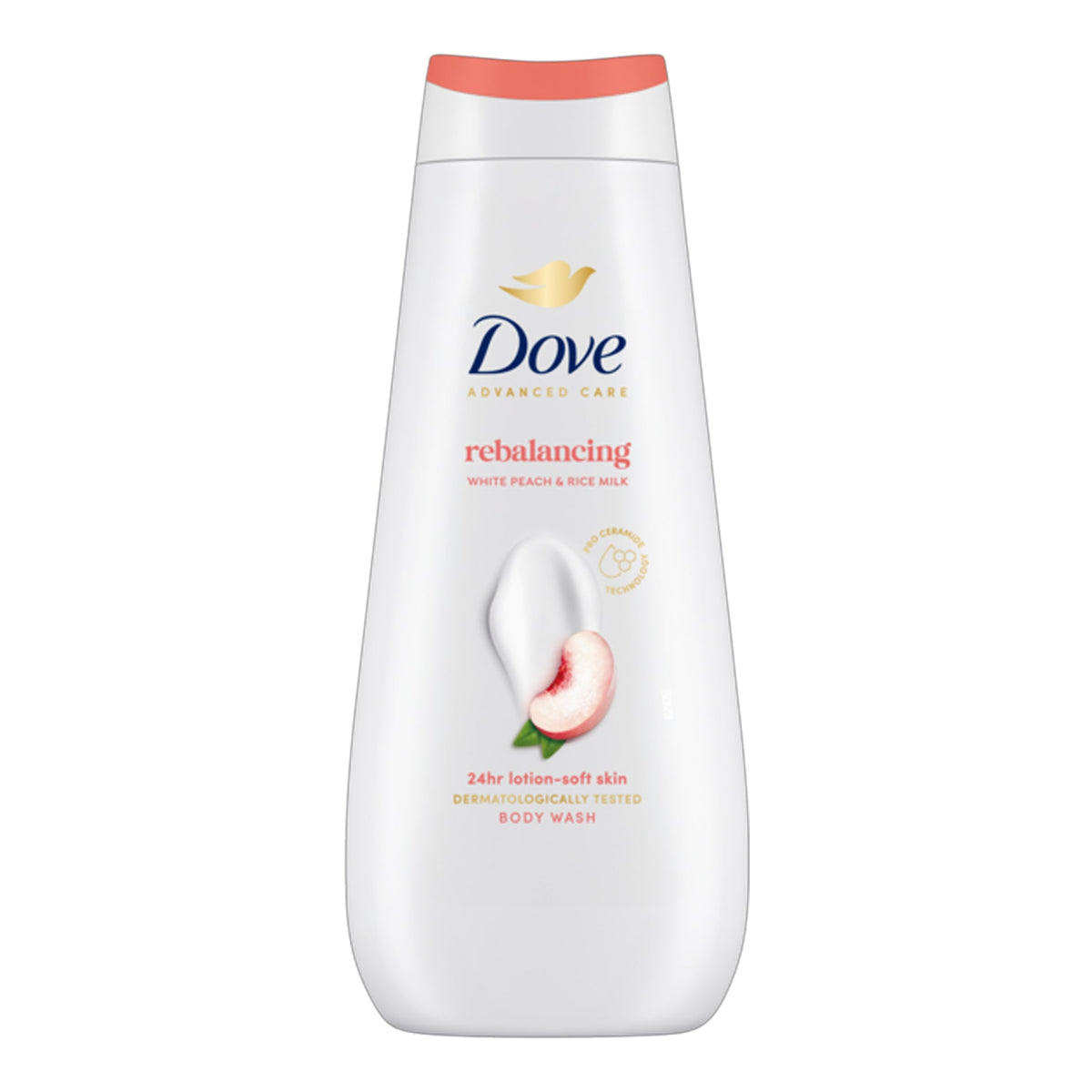 Dove - Advanced Care Rebalancing White Peach & Rice Milk Body Wash - 400ml [Germany]