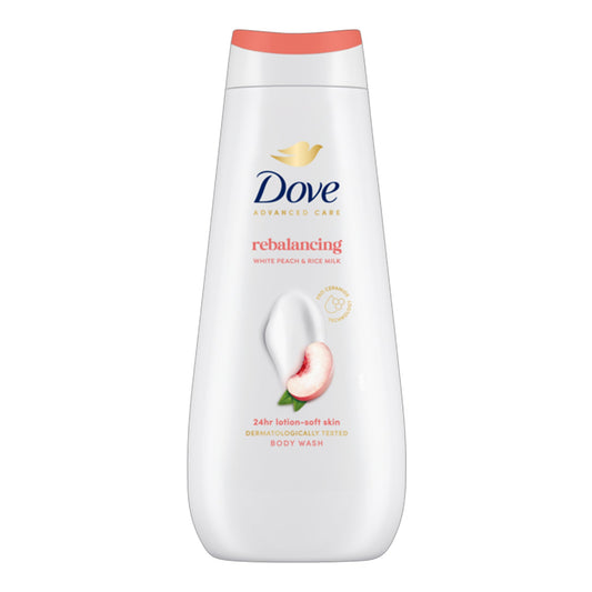 Dove - Advanced Care Rebalancing White Peach & Rice Milk Body Wash - 400ml [Germany]