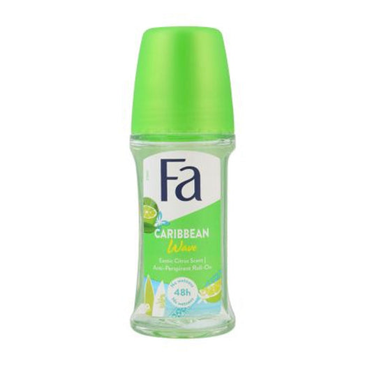 Fa - Caribbean Wave Exotic Citrus Scent 48H Anti-Perspirant Roll On - 50ml [UAE]