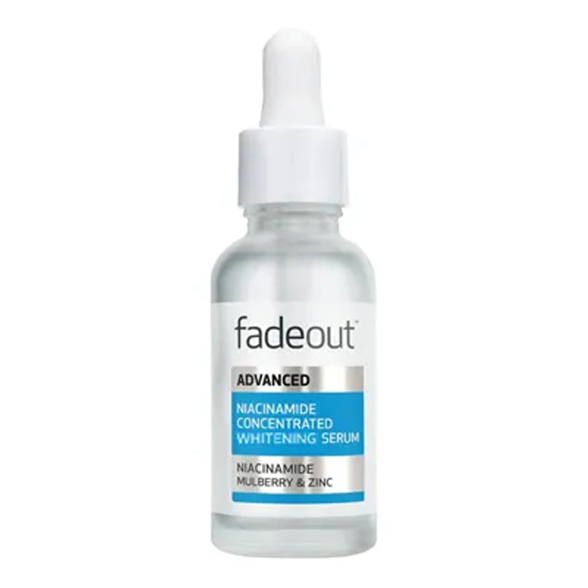 Fadeout - Advanced Niacinamide Concentrated Whitening Serum With Niacinamide. Mulberry & Zinc - 30ml [UK]
