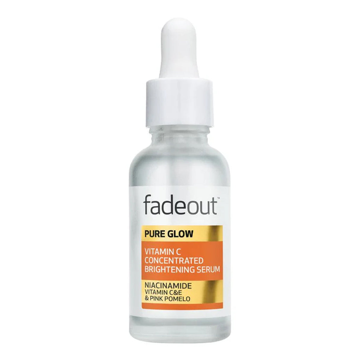 Fadeout - Pure Glow Vitamin C Concentrated Whitening Serum With Niacinamide, Vitamin C & E & Pink Pomelo - 30ml [UK]