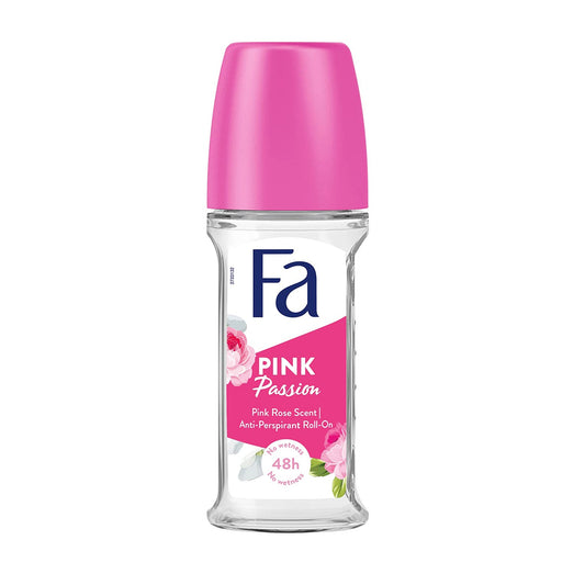 Fa - Pink Passion Pink Rose Scent 48H Anti-Perspirant Roll On - 50ml [UAE]