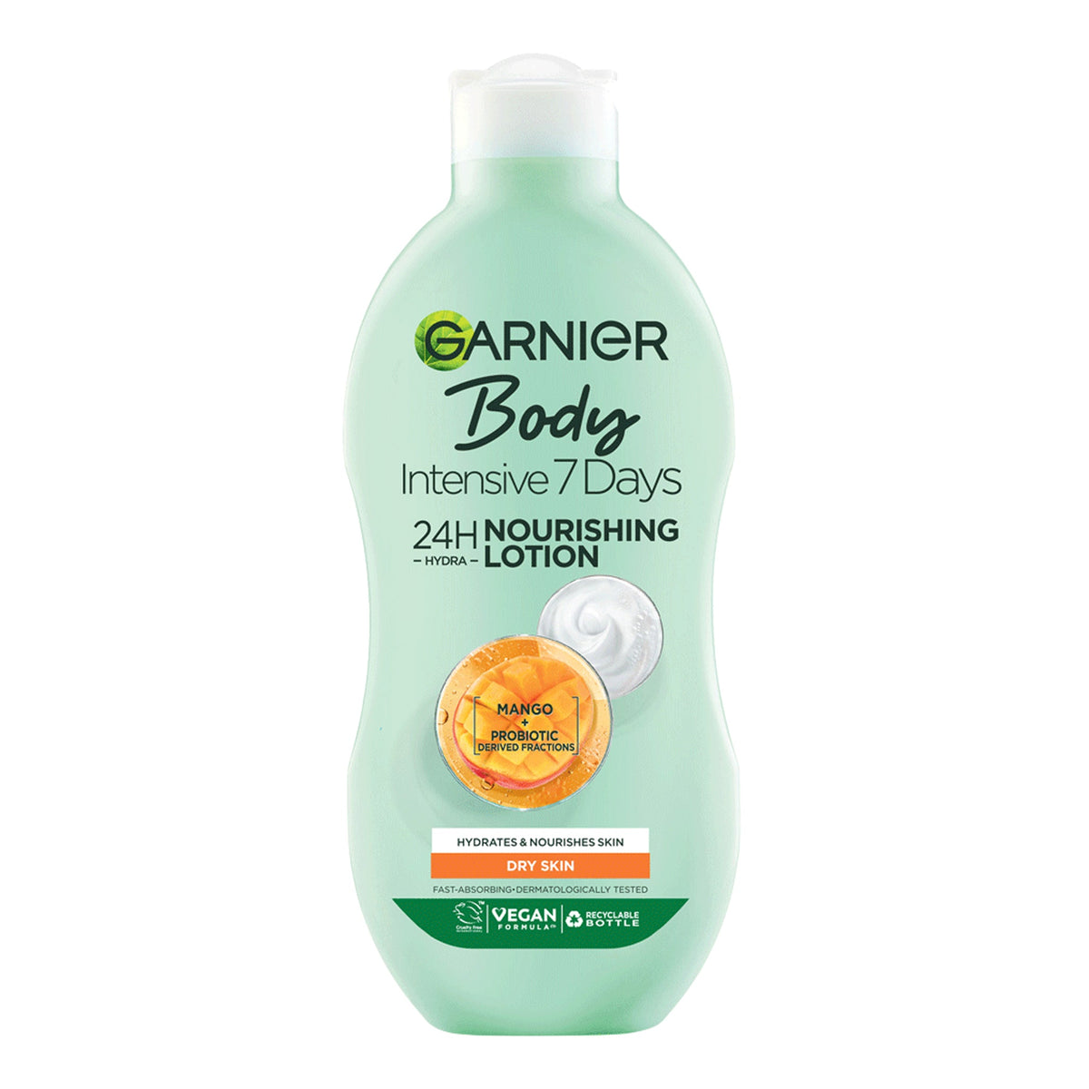 Garnier - Body Intensive 7 Days 24H Hydra Nourishing Lotion With Mango + Probiotic For Dry Skin - 400ml [Poland]