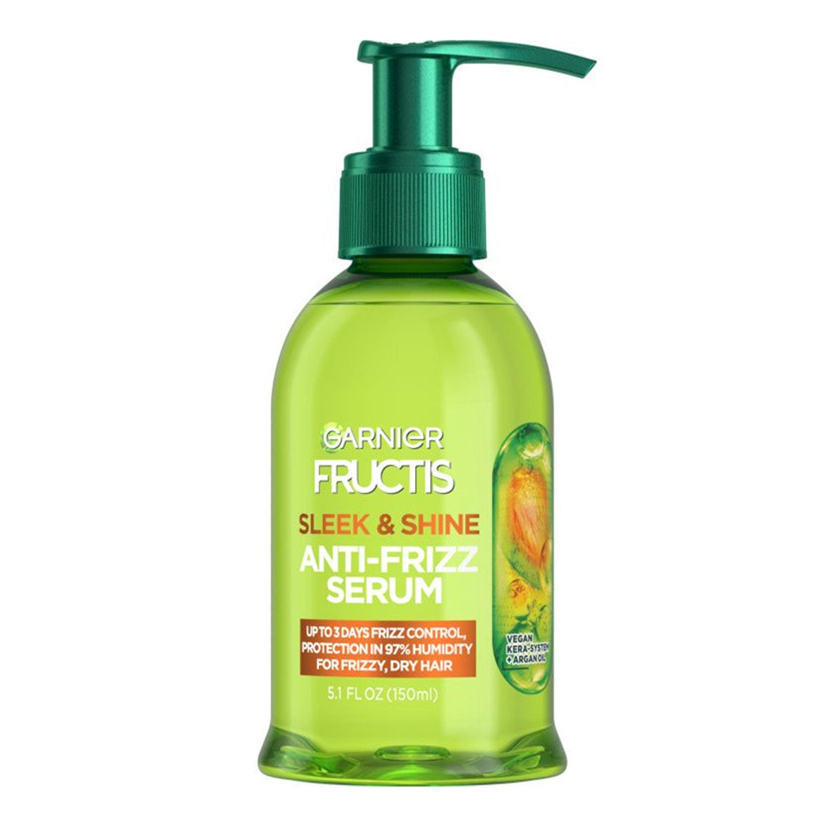 Garnier - Fructis Sleek & Shine Anti-Frizz Serum For Frizzy, Dry Hair - 150ml [USA]