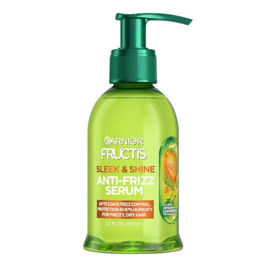 Garnier - Fructis Sleek & Shine Anti-Frizz Serum For Frizzy, Dry Hair - 150ml [USA]