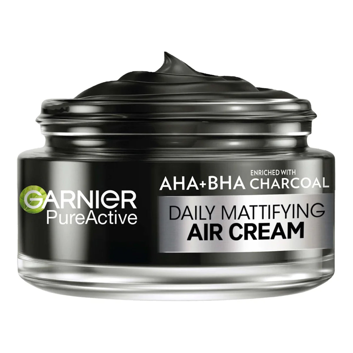 Garnier - Pure Active AHA + BHA Enriched With Charcoal 3 In 1 Daily Mattifying Air Cream For Blemish-Prone Skin - 50ml [Germany]