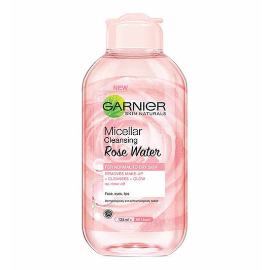 Garnier - Skin Naturals Rose Water Micellar Cleansing Water For Normal To Dry Skin - 125ml [Indonesia]