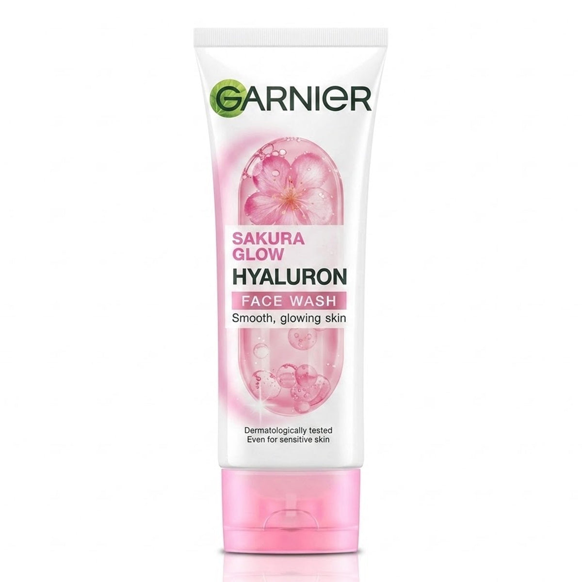 Garnier - Sakura Glow Hyaluron Face Wash Even For Sensitive Skin - 100ml [Indonesia]