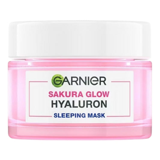 Garnier - Sakura Glow Hyaluron Night Sleeping Mask Even For Sensitive Skin - 50ml [Indonesia]