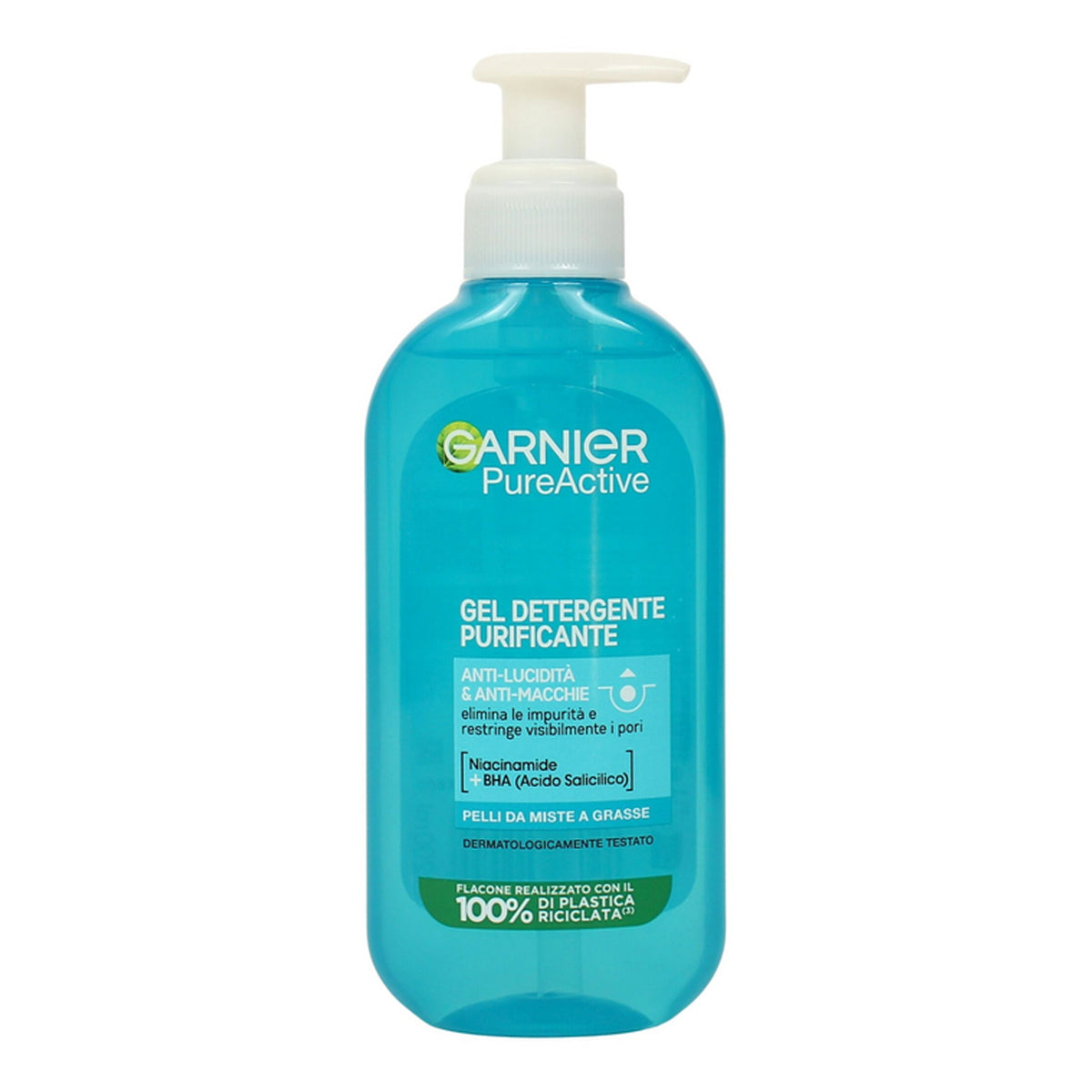 Garnier - Pure Active Anti-Shine & Anti-Stain Purifying Cleansing Gel For Combination To Oily Skin - 200ml [Poland]