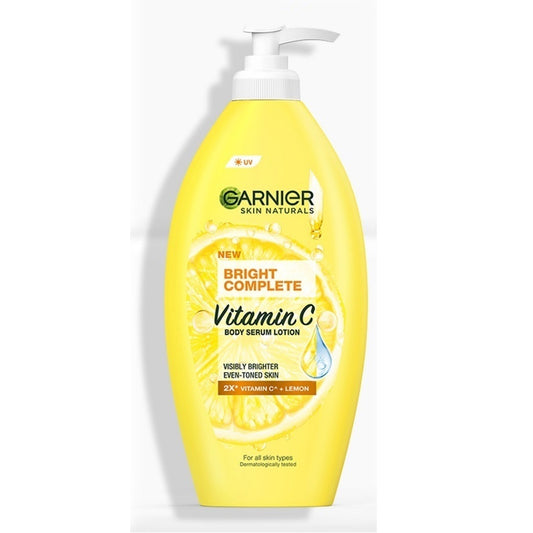 Garnier - Skin Naturals Bright Complete Vitamin C Body Serum Lotion For All Skin Types - 400ml [Indonesia]
