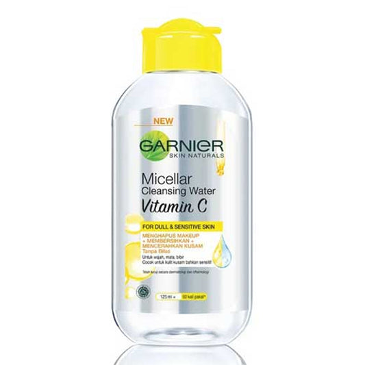 Garnier - Skin Naturals Vitamin C Micellar Cleansing Water For Dull & Sensitive Skin - 125ml [Indonesia]