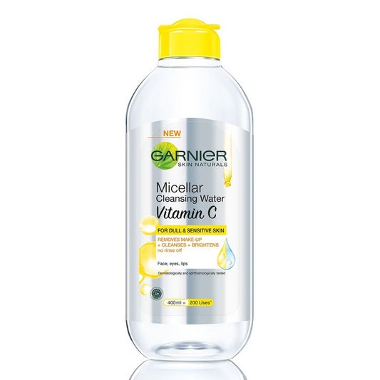 Garnier - Skin Naturals Vitamin C Micellar Cleansing Water For Dull & Sensitive Skin - 400ml [Indonesia]